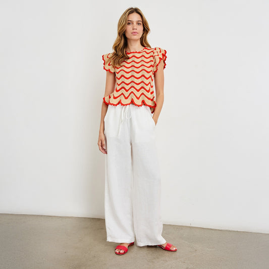 - Coen Top - Cherry Oat Stripe