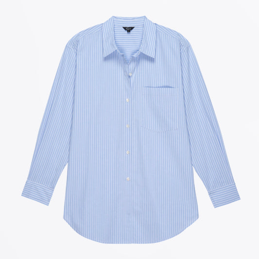 - Elsa Shirt - Oxford White Stripe