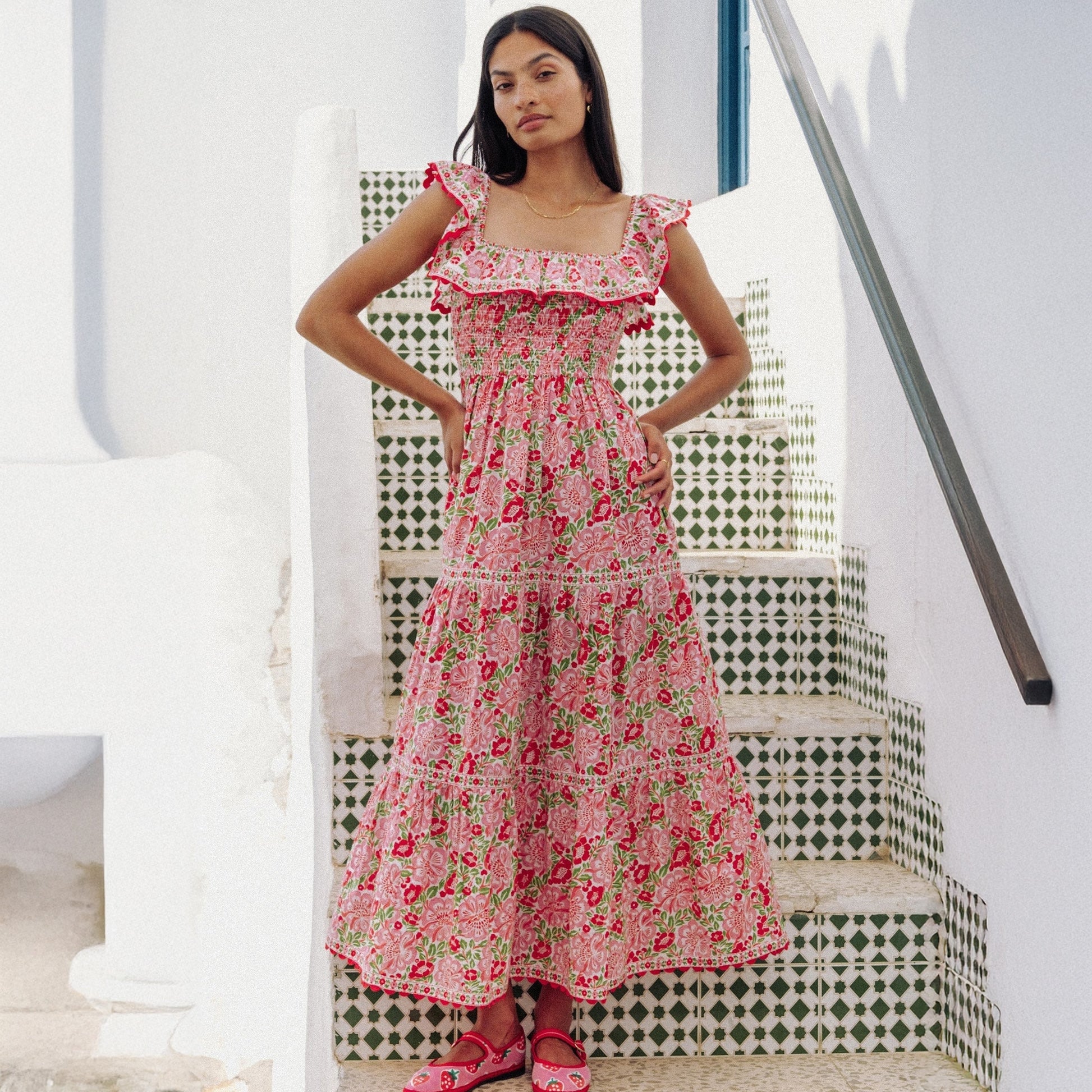 Pink City Prints - - Carrie Dress Pink City Prints - - Carrie Dress