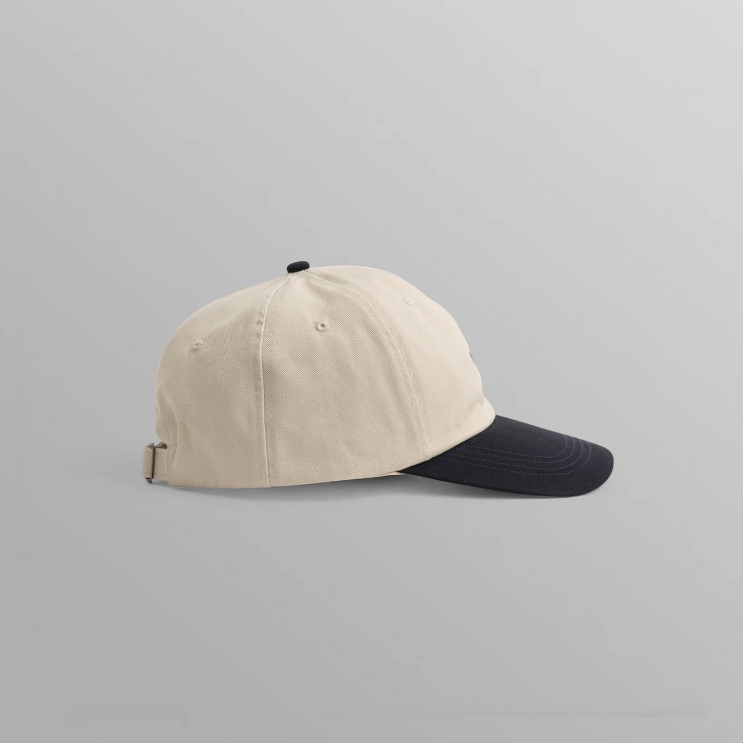 - Spencer Cotton Sports Cap - Ecru/Navy