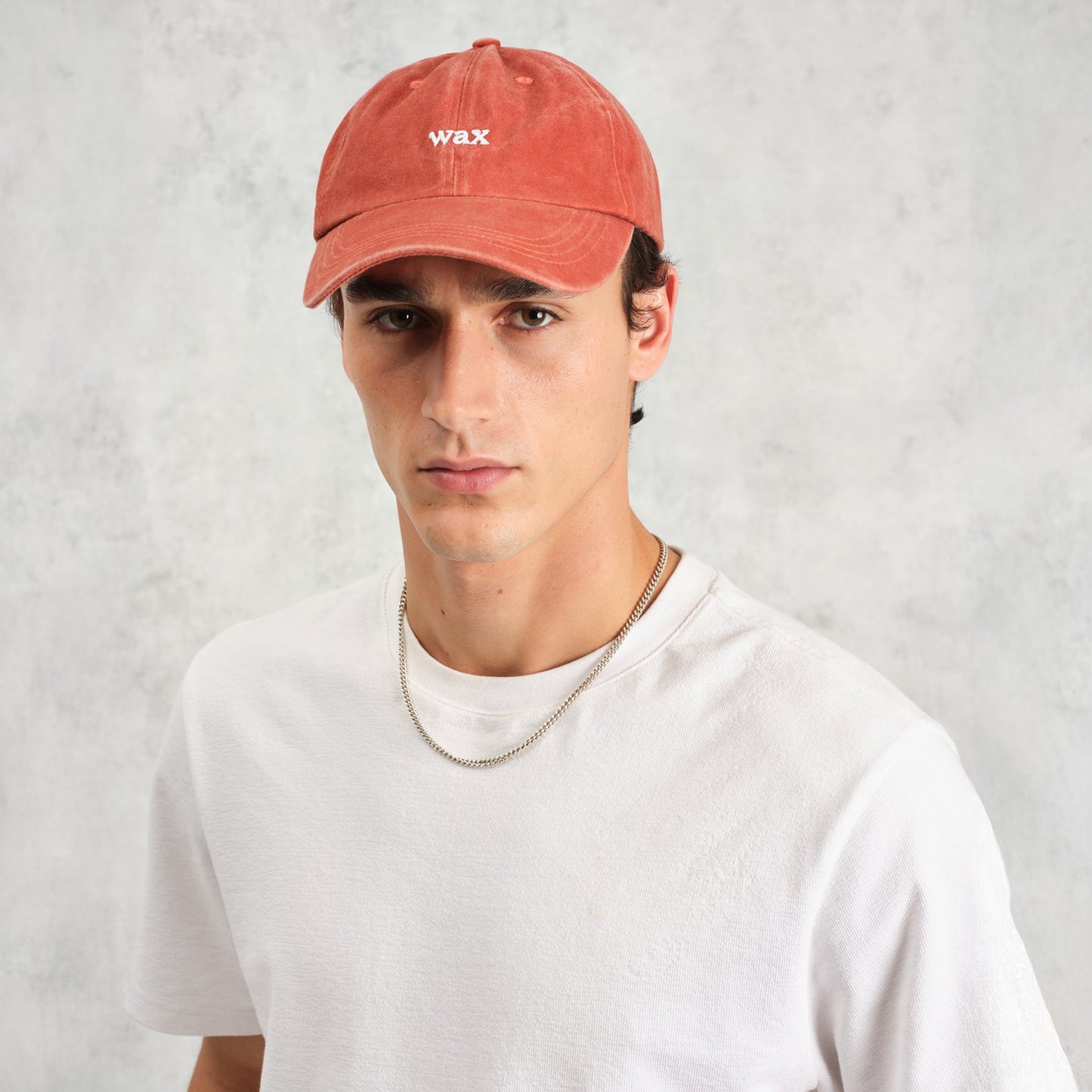 - Spencer Cotton Sports Cap - Washed Red