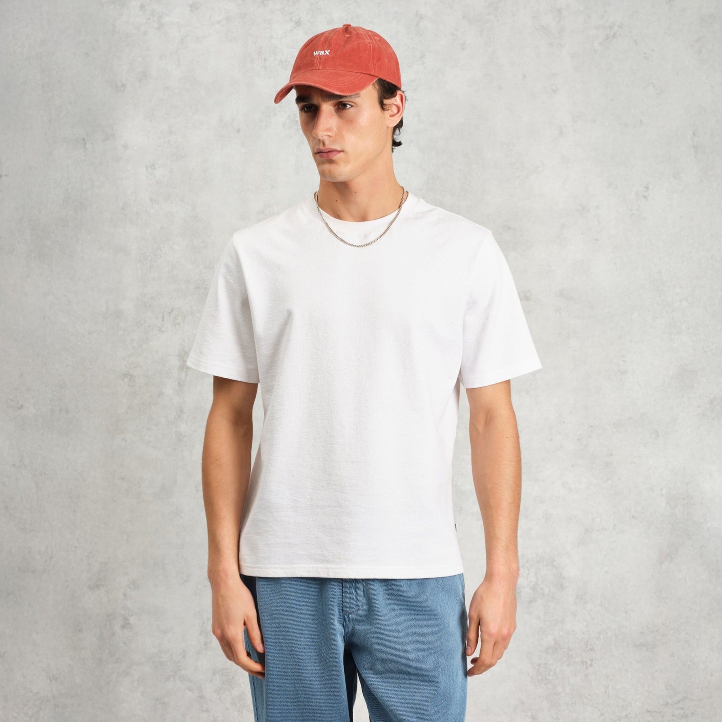 - Spencer Cotton Sports Cap - Washed Red