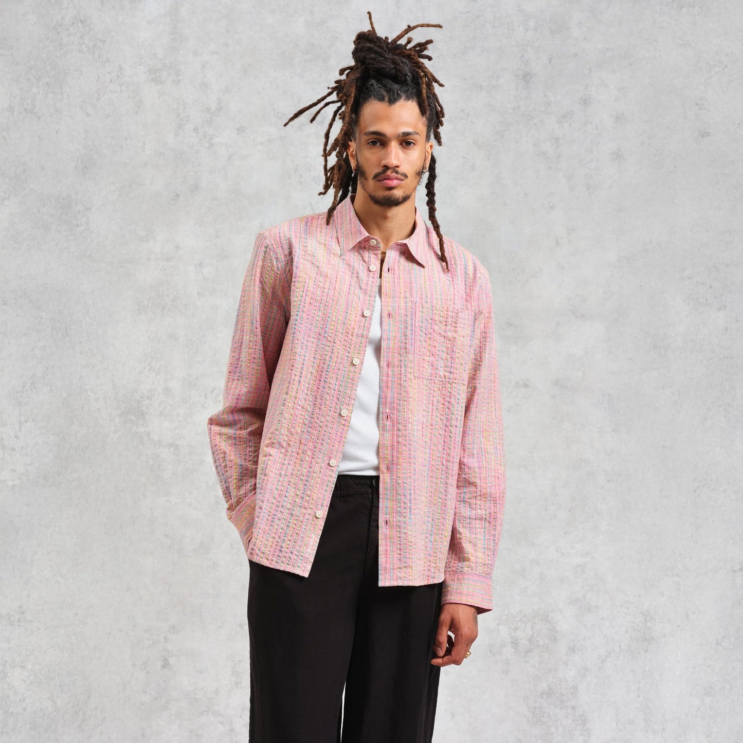 - Rove Check Organic Cotton Shirt - Pink