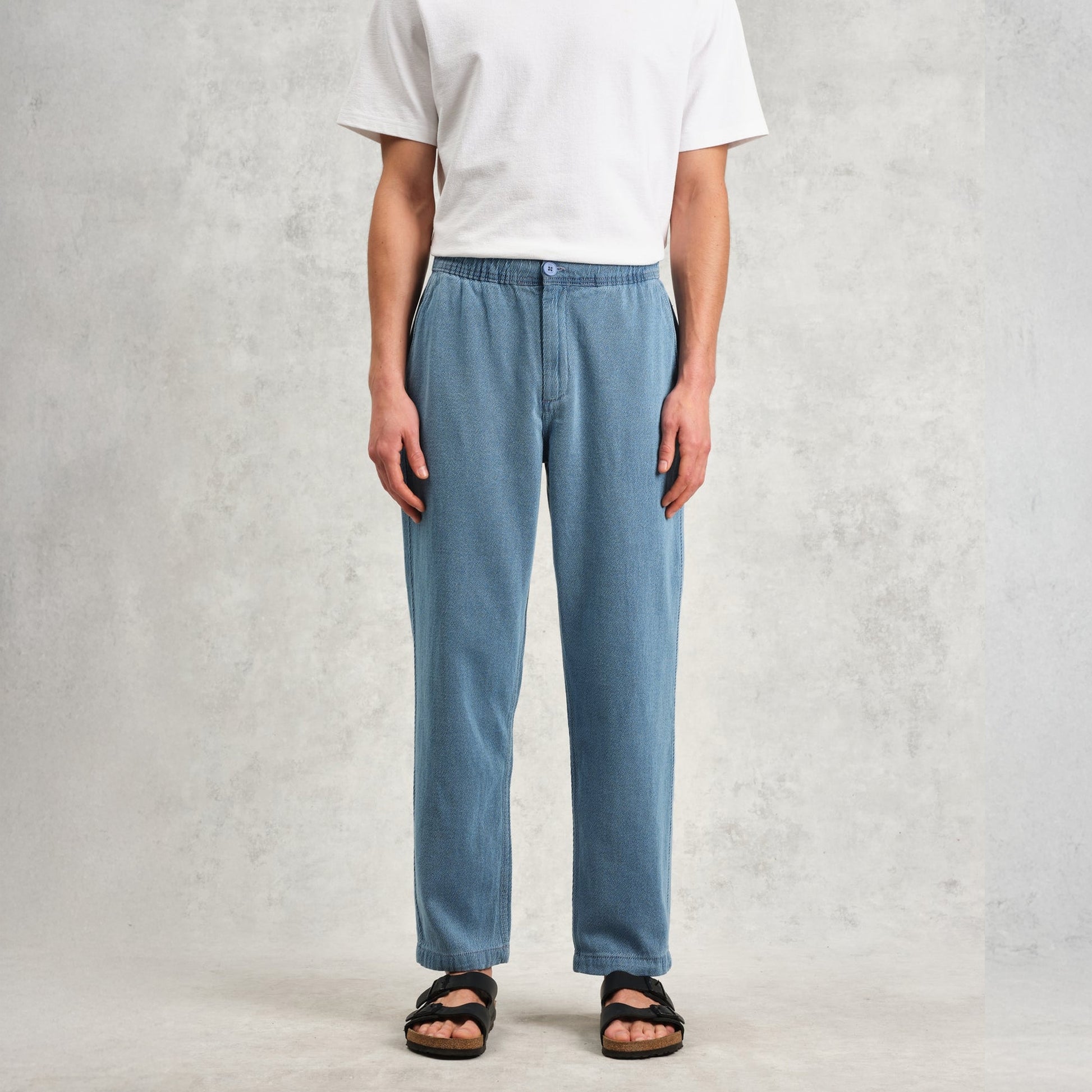 Wax Kurt Trousers Longer Length - Indigo