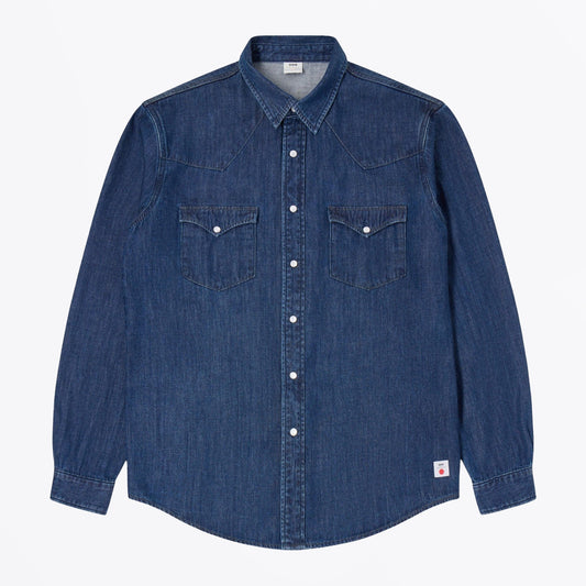 - Western Shirt - Blue Dark Used