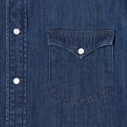 - Western Shirt - Blue Dark Used