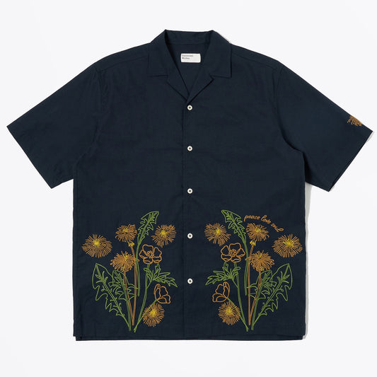 Minari Broadcloth Shirt - Navy