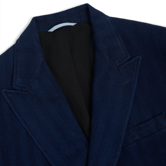 - Double Breasted Jacket - Faye - Indigo Blue