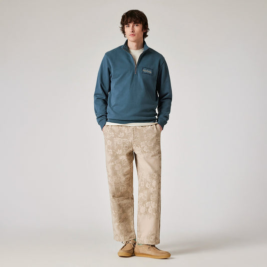 - Quarter Zip Sweatshirt - Dark Blue