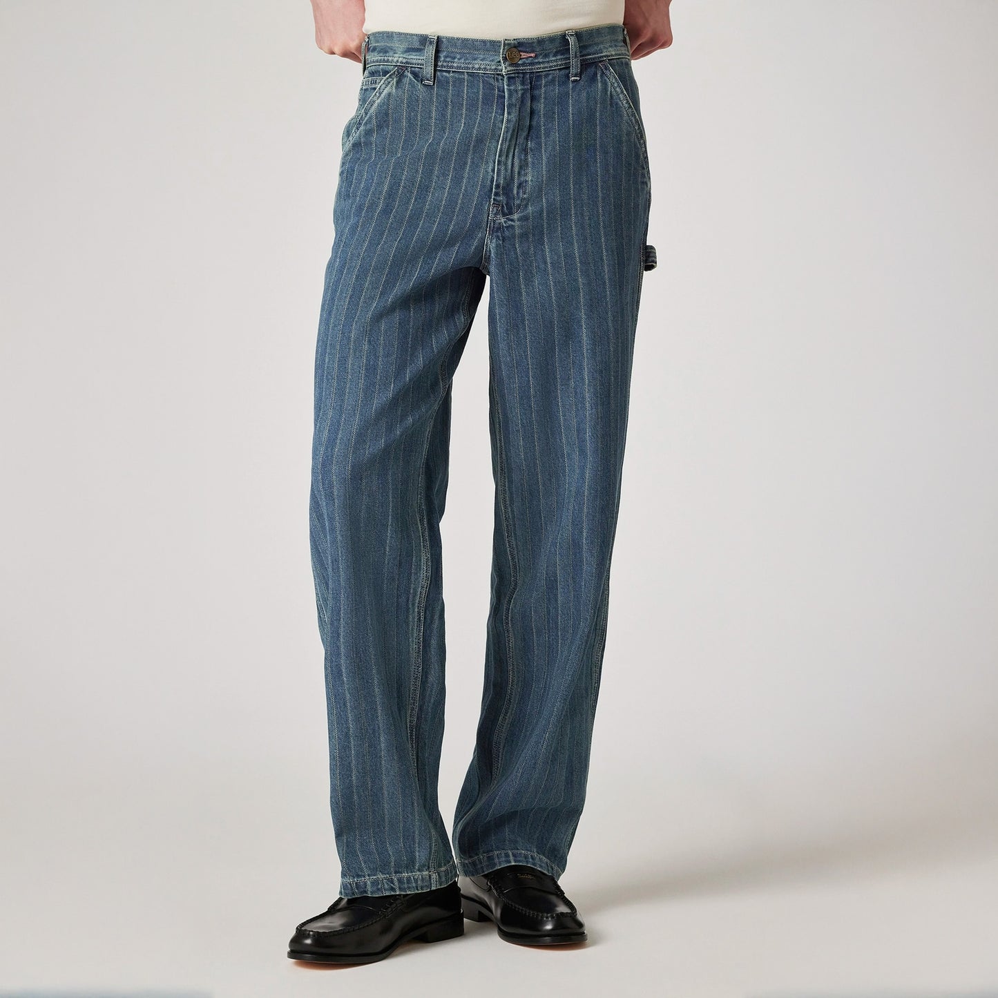 Mid Wash Carpenter Jeans - Mid Wash