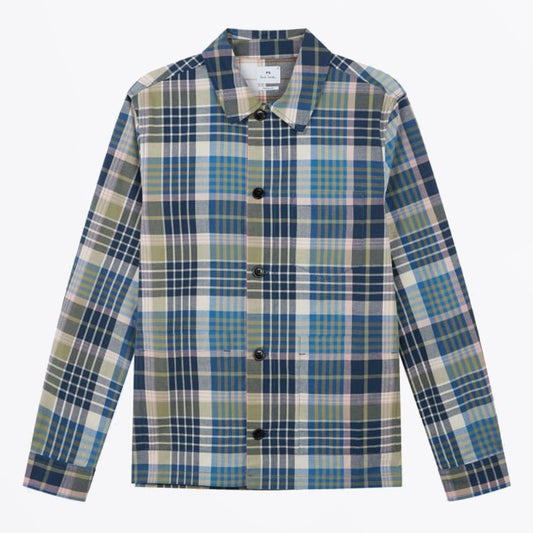 - Casual Fit Jacket - Blue Check