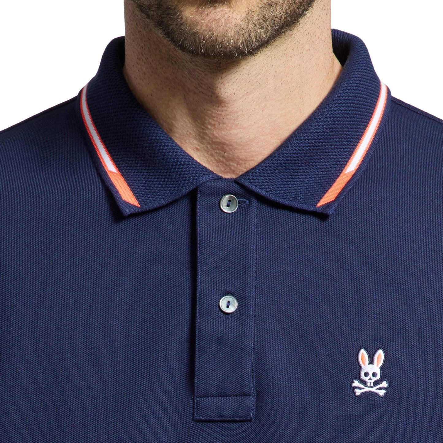 - Stirling Pique Polo Shirt - Evening Blue