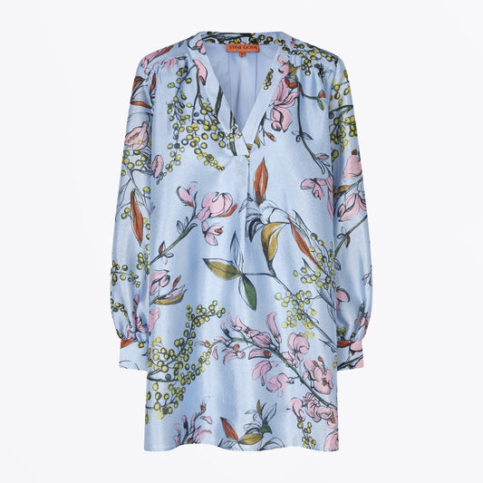 Kimono Mini Dress - Spring Mimosa