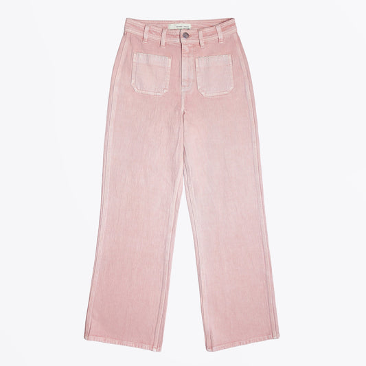 - Mabel Patch Pocket Jeans - Peony Pink
