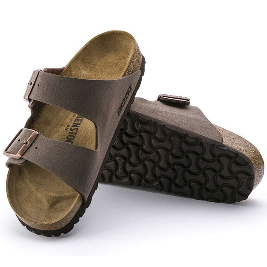 - Arizona Birko-Flor Nubuck Sandals - Mocca