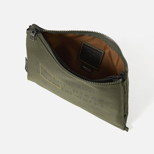 x Masterpiece Sacoche Recycled Tech Canvas Bag - Olive