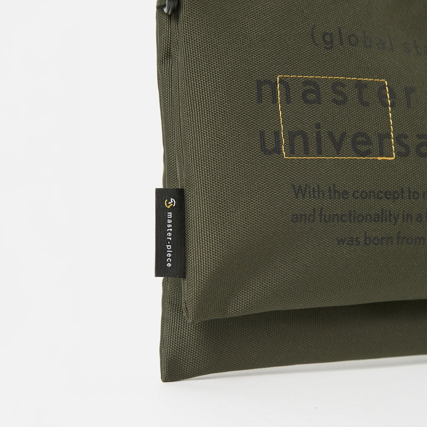 x Masterpiece Sacoche Recycled Tech Canvas Bag - Olive