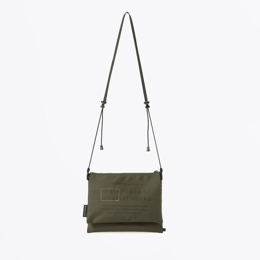 x Masterpiece Sacoche Recycled Tech Canvas Bag - Olive