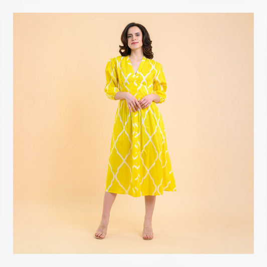 - Abito Dress - Odyssey Yellow
