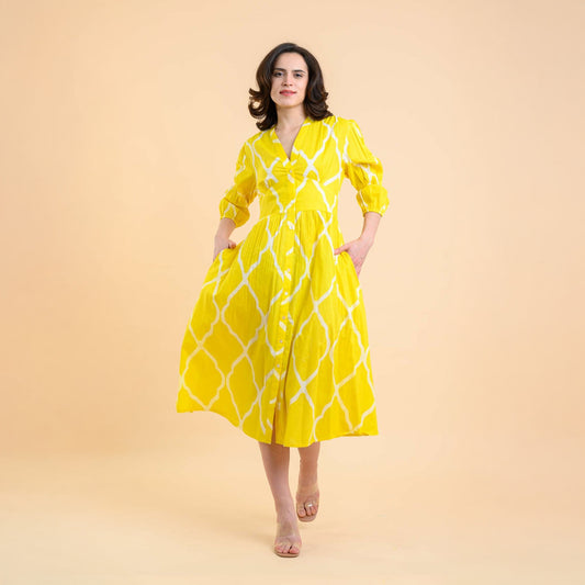 - Abito Dress - Odyssey Yellow