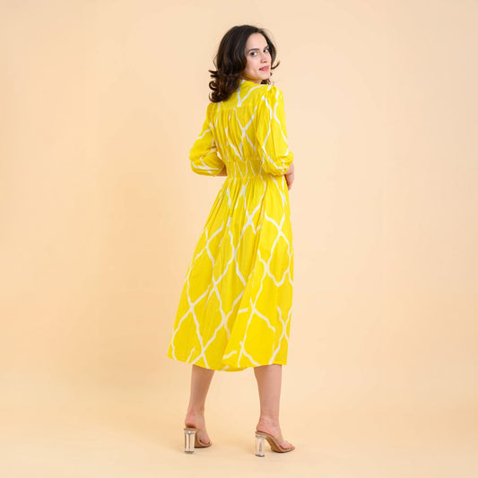 - Abito Dress - Odyssey Yellow