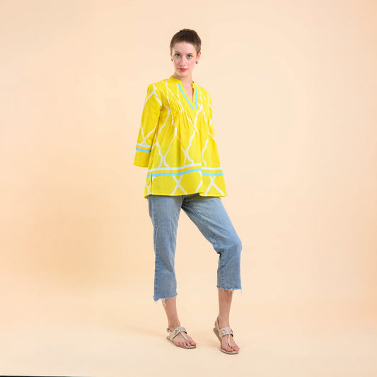 - Aspen Top - Odyssey Yellow