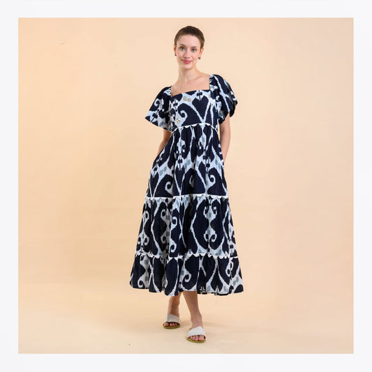 - Collection Dress - Ford Ikat Black