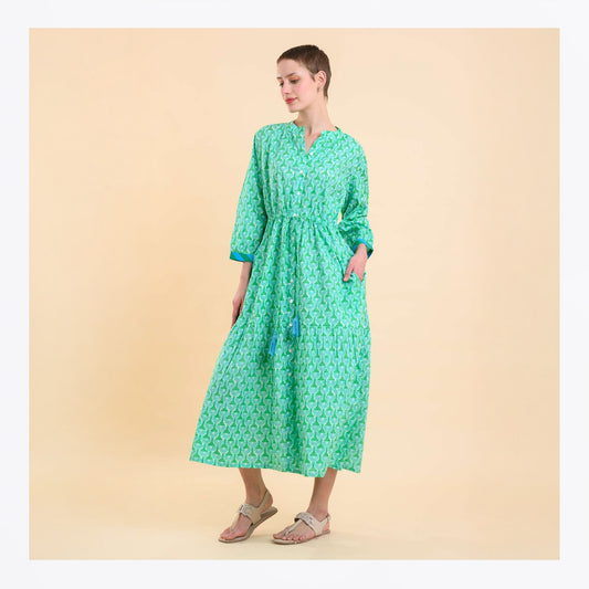 - Tuscany Dress - Doozy Green