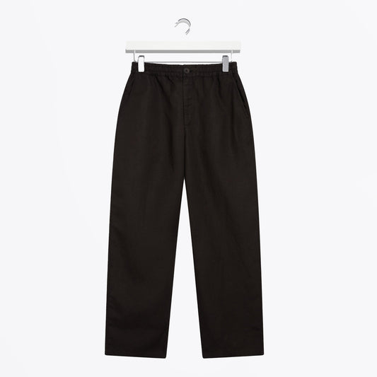 - Glencoe Trousers Slub Weave - Black