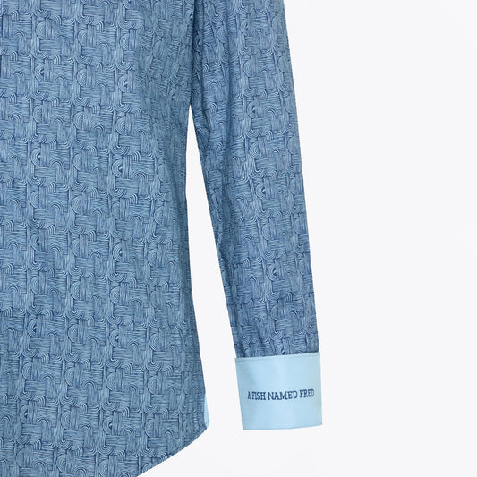 - Wall Art Shirt - Blue