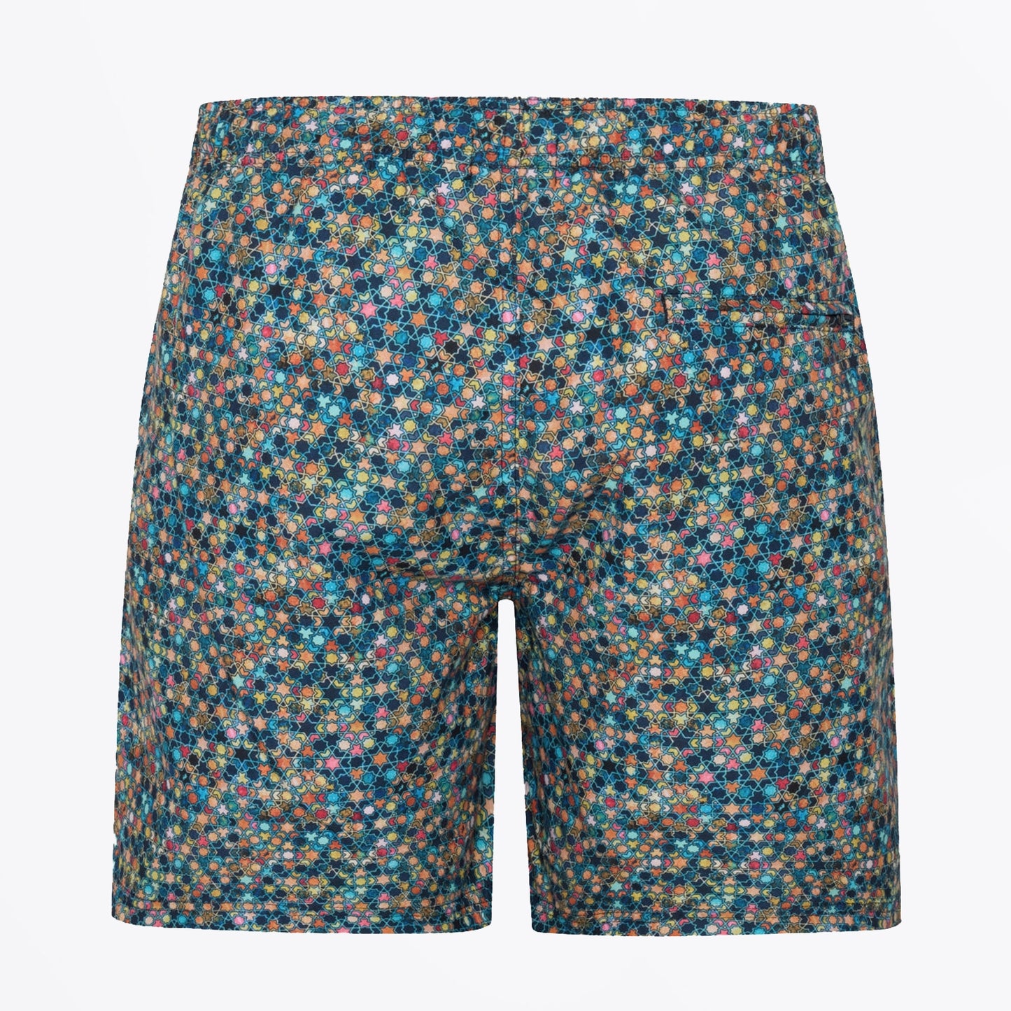 - Star Tiles Swim Shorts - Navy