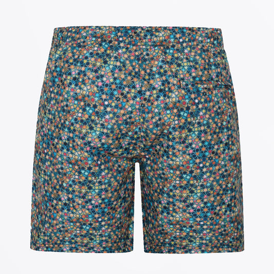 - Star Tiles Swim Shorts - Navy