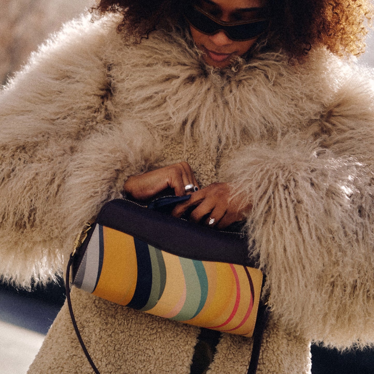 - Bridget Swirl Shoulder Bag