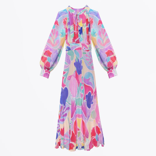 - Aero Dress - Abstract Tulio Ivory