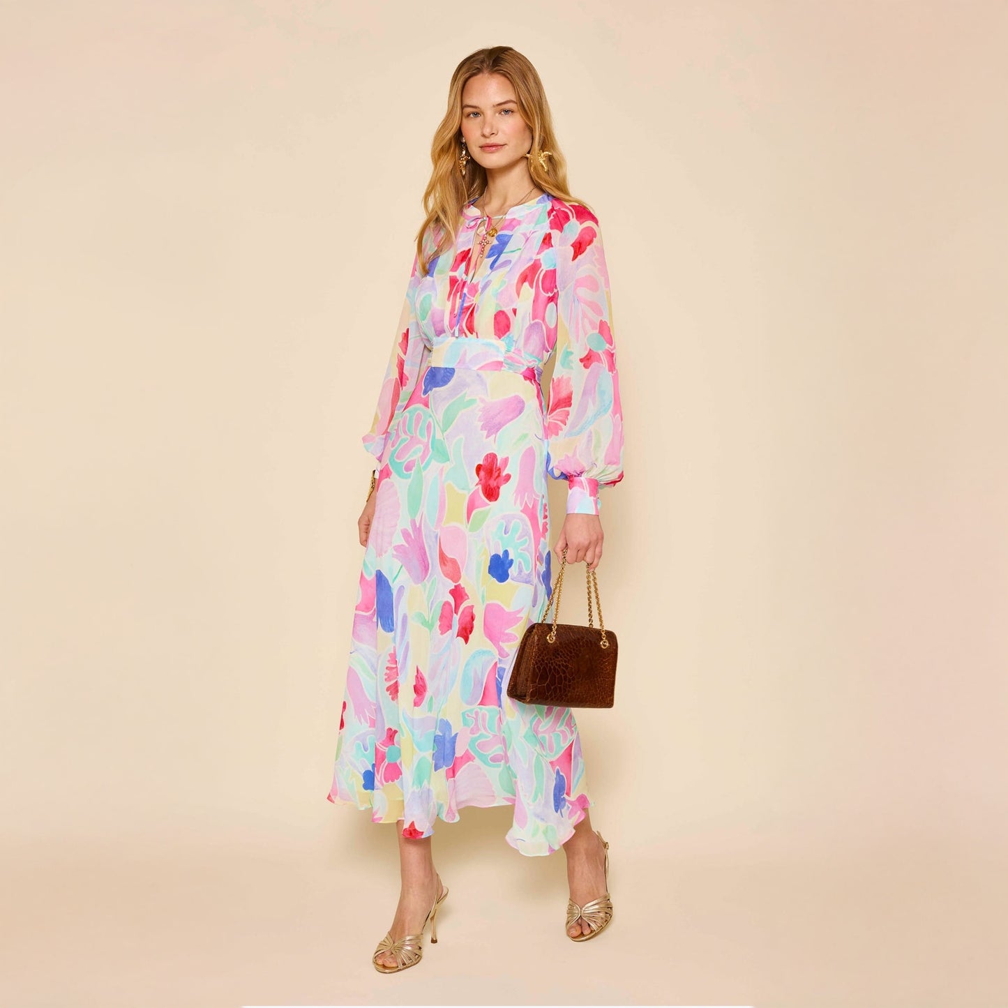 - Aero Dress - Abstract Tulio Ivory