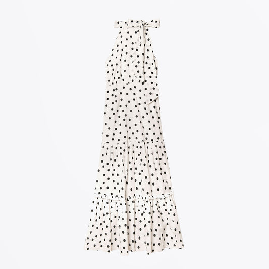 - Eleanor Dress - Bohemia Spot Ivory