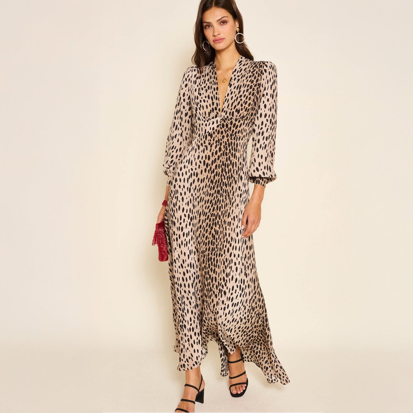 - Emory Dress - Antelope Black Spot