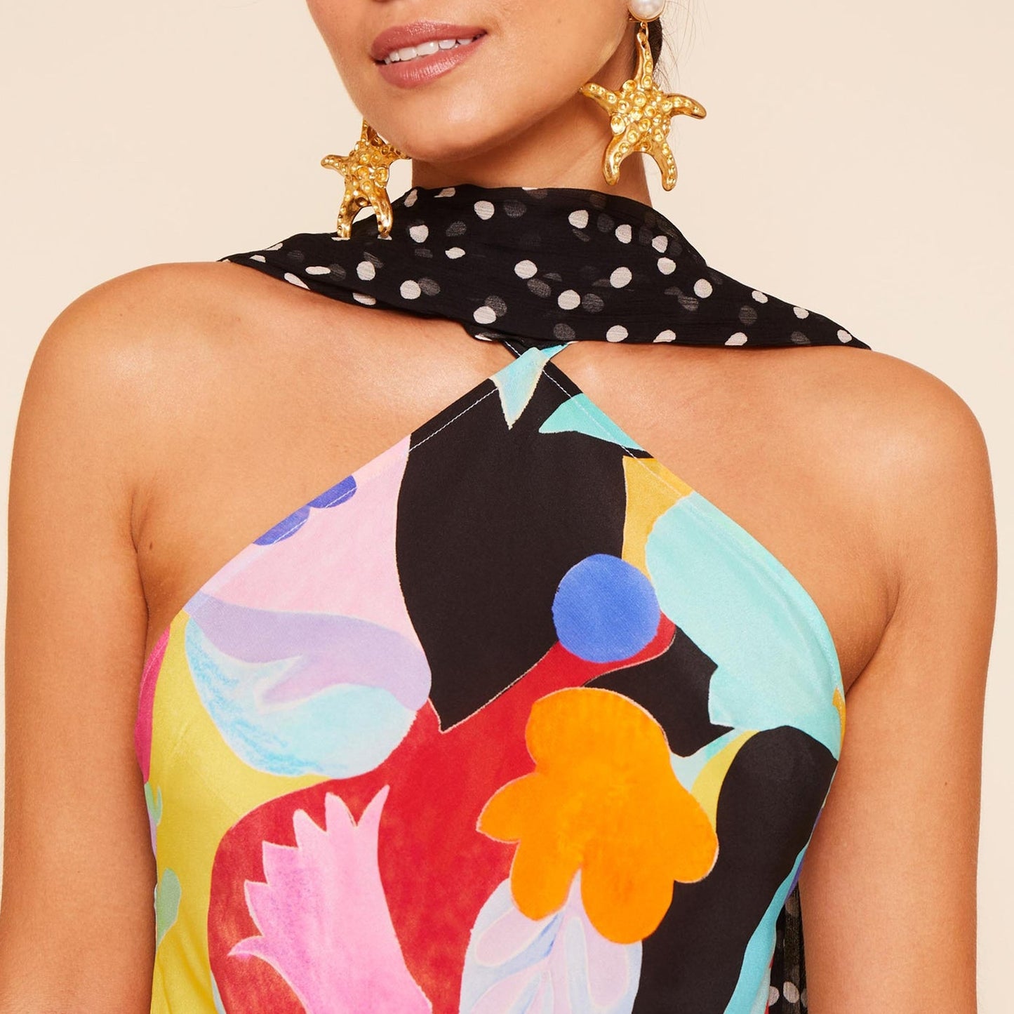 Hayley Dress - Tulip Spot Mix