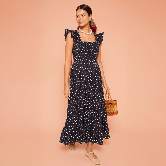 Kendall Dress - Bohemia Spot Navy