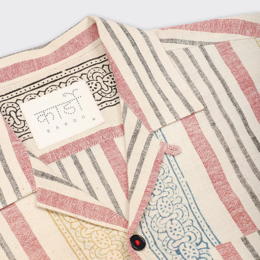 - Ayo Handloom Block Print Short Sleeve Shirt