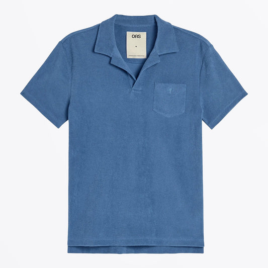 - Coronet Terry Polo Shirt - Blue