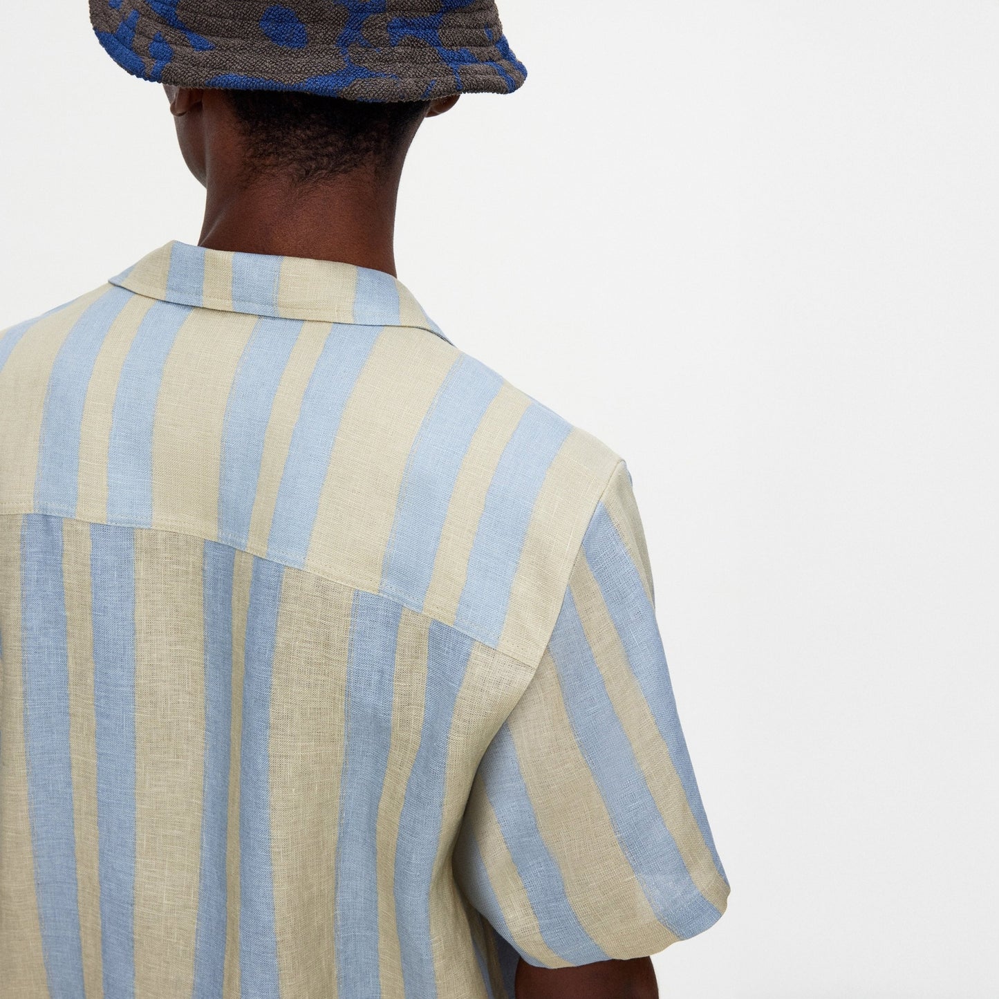 - Mist Strata Cuba Linen Shirt