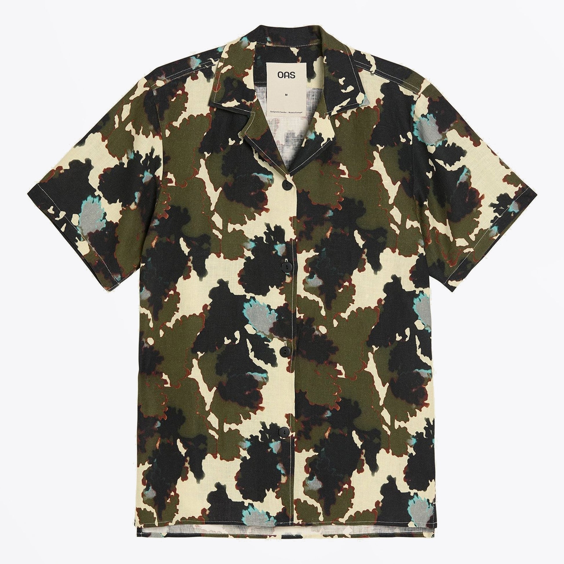OAS Foliage Cuba Linen Shirt