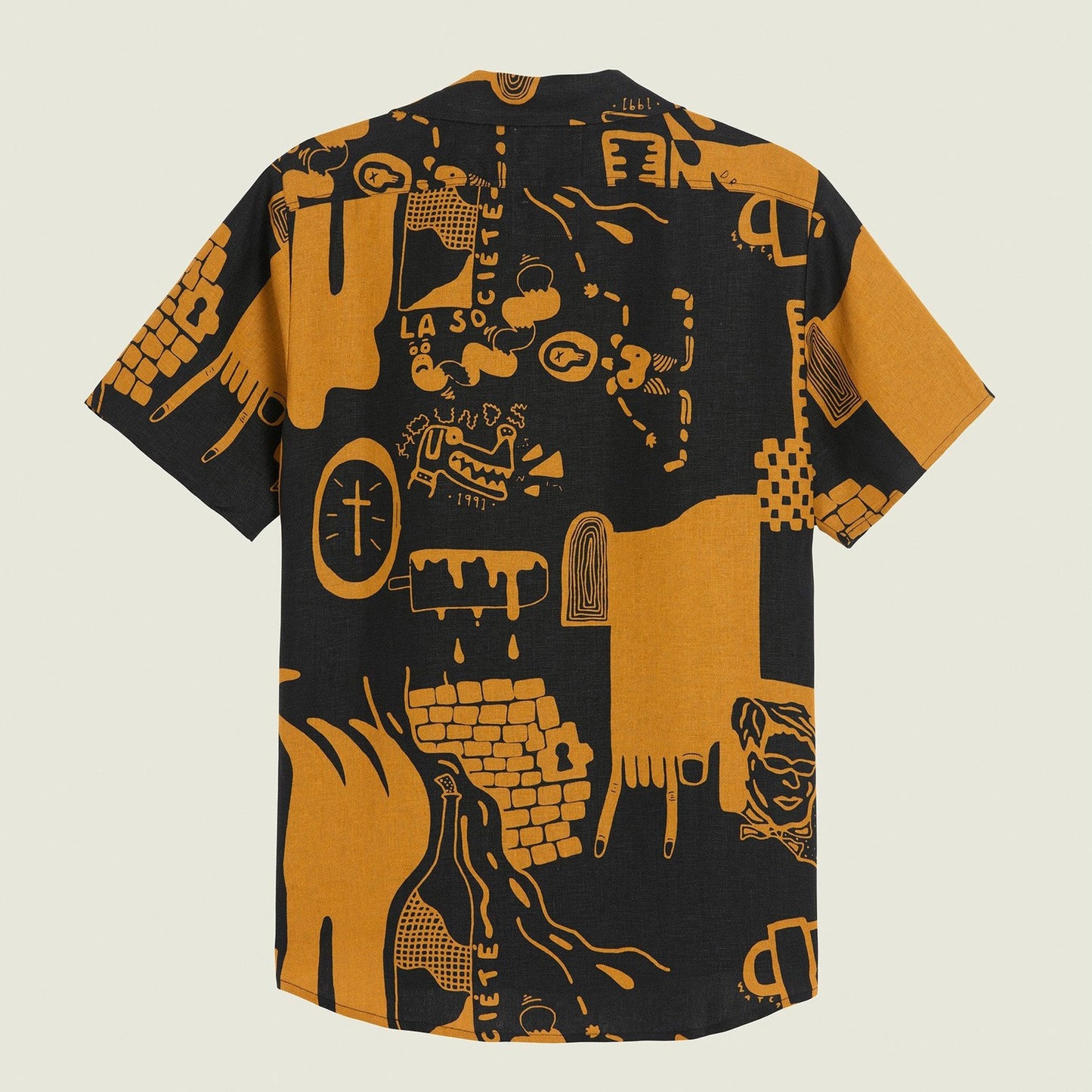 - Krispy Night Cuba Linen Shirt