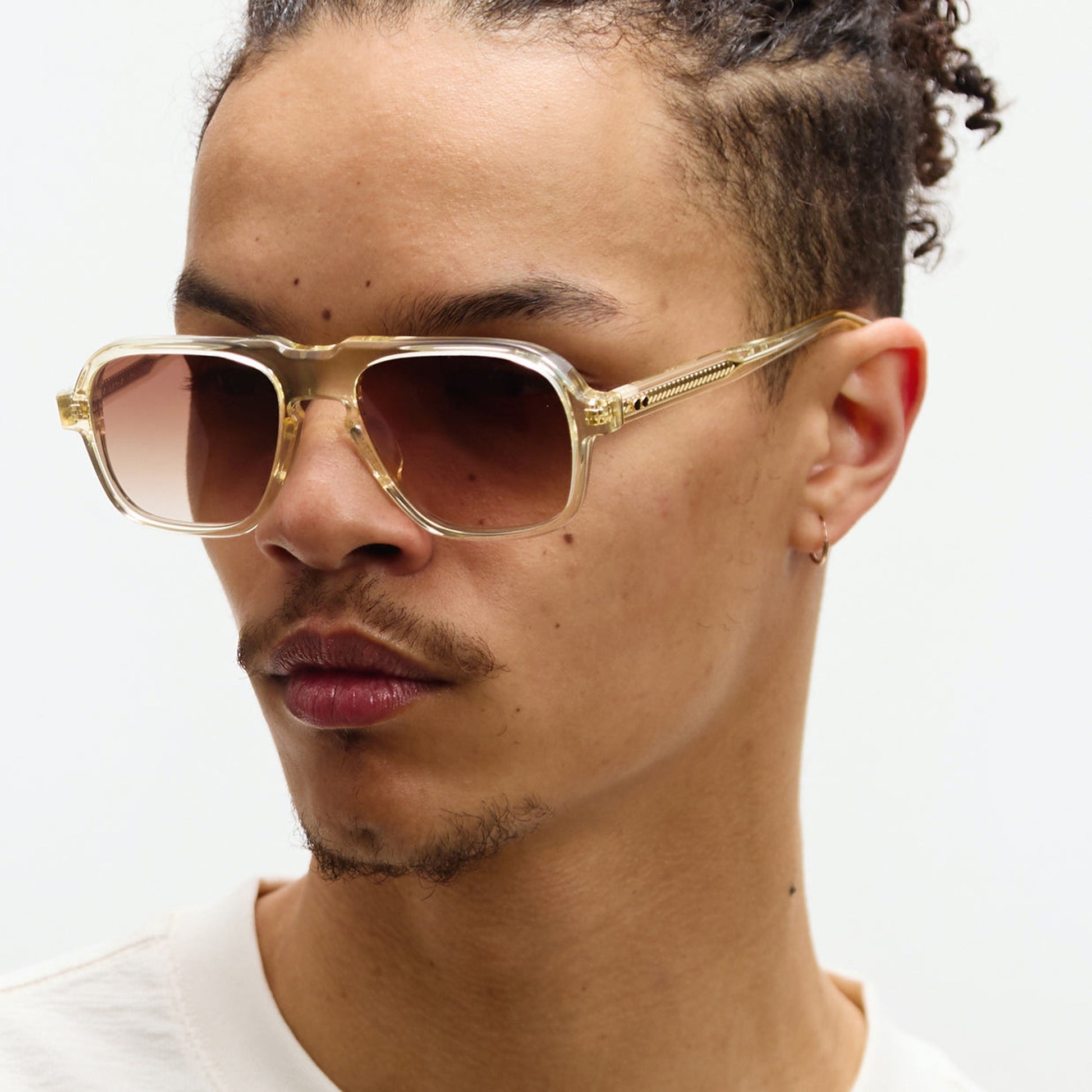 Oscar Fraser Sunglasses - Champagne/Chocolate Fade