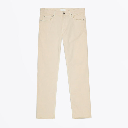 - Tony Classic Slim Fit Trousers - Ivory