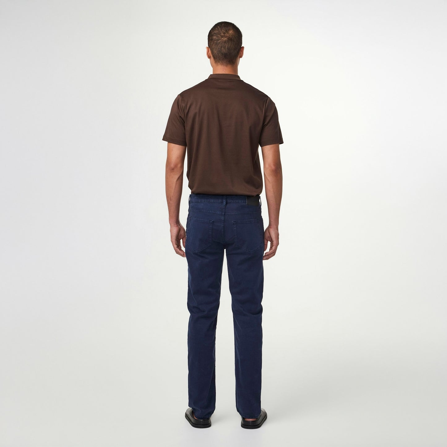 - Tony Classic Slim Fit Trousers - Navy