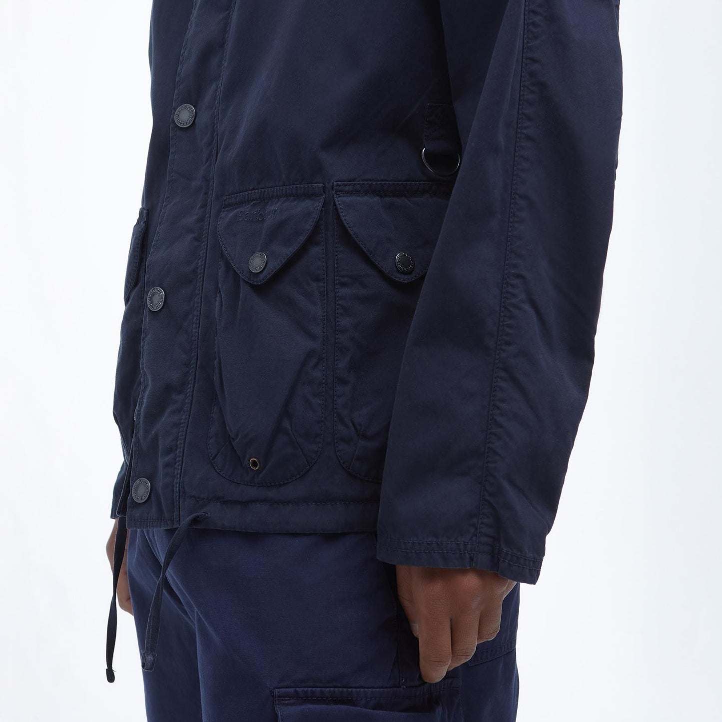 - Utility Casual Chore Jacket - Navy