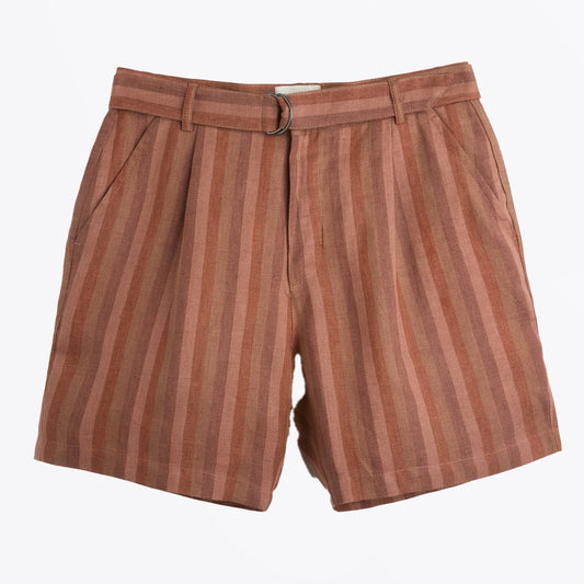 - Belted Shorts Lowson - Terracotta