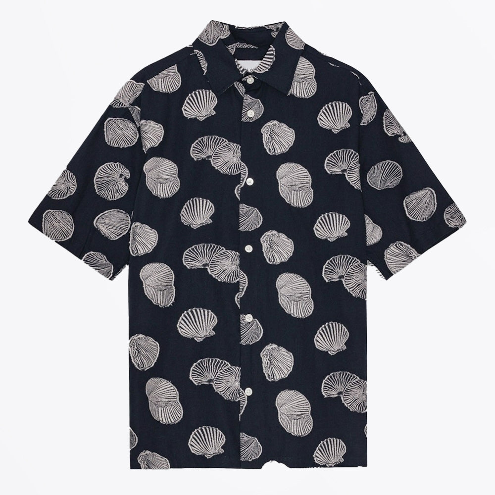 NN07 Freddy Short Sleeve Shirt - Navy Blue